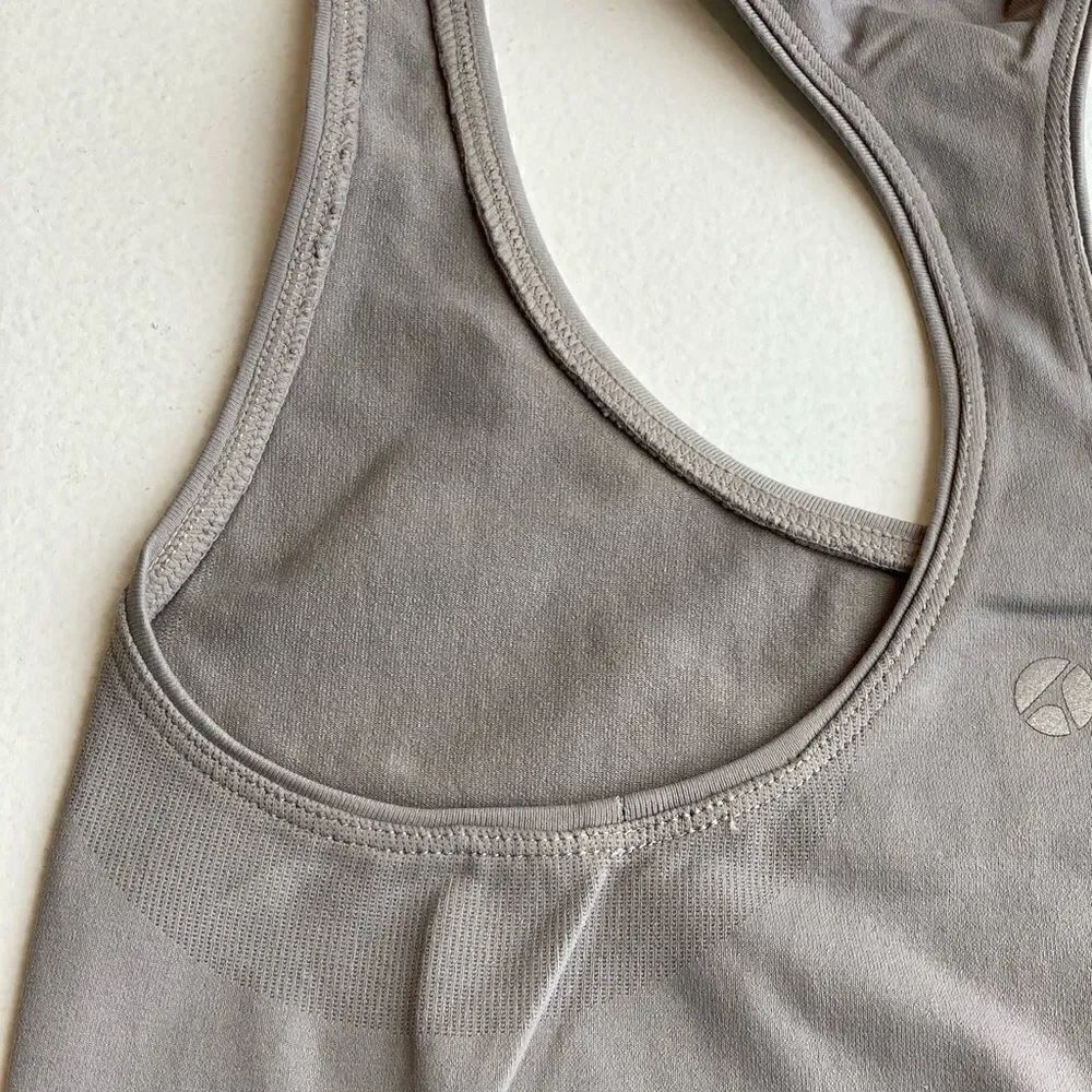 Avocado Activewear Workout Top Tank Beige - Picture 9 of 9